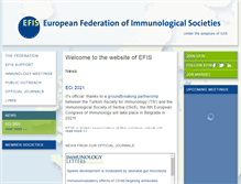Tablet Screenshot of efis.org